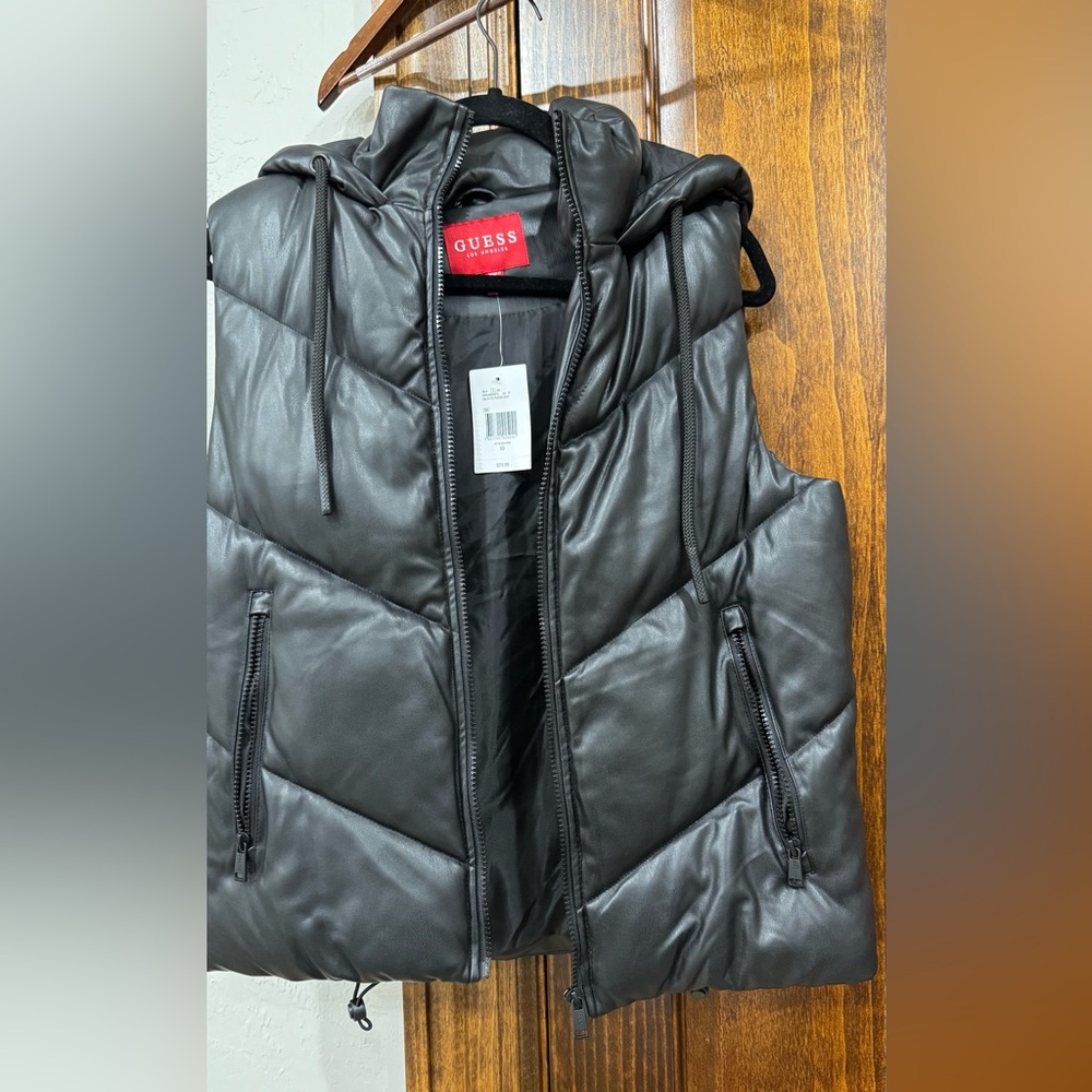 Guess Black Puffer Vest